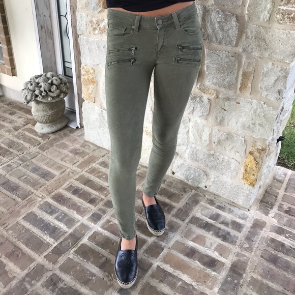 paige green jeans